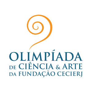 Uma espiral laranja sobre o texto 
