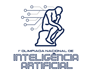 Um desenho de contorno azul-escuro de 